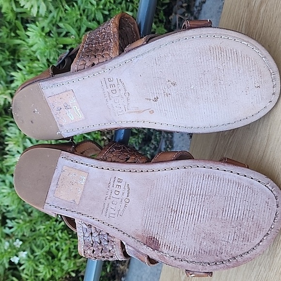 Bed Stu Capriana Gladiator Distressed Leather Sandals Size 6.5 - Picture 8 of 12